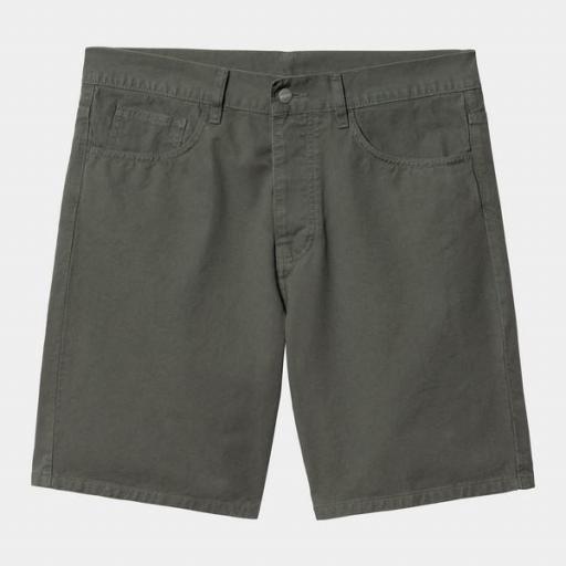 CARHARTT Pantalón corto Newel Short Thyme Garment Dyed [1]