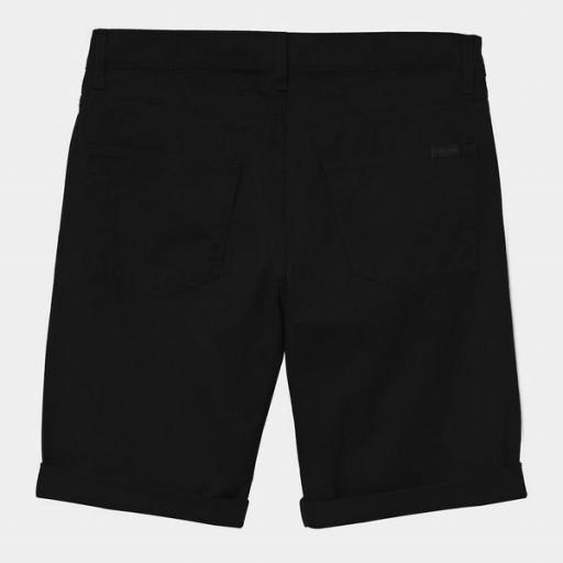 CARHARTT WIP Pantalón corto Swell Black Rinsed [1]