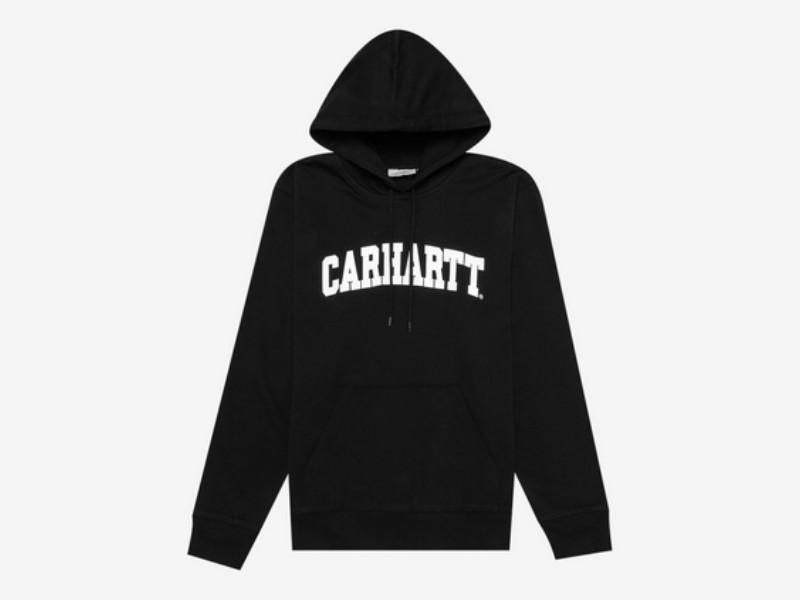 CARHARTT Sudadera Hooded University Sweat Black White