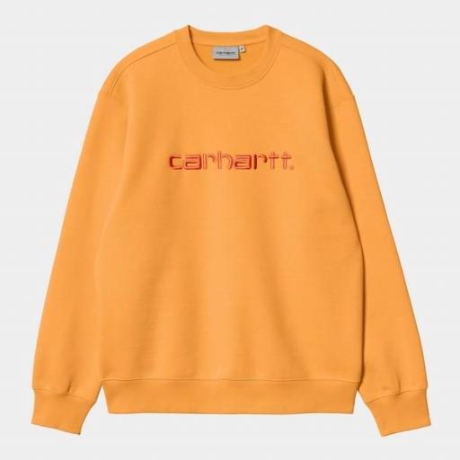 CARHARTT WIP Sudadera Sweatshirt Pale Orange Elba [0]