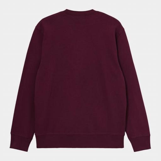 CARHARTT WIP Sudadera University Sweat Shiraz White [1]