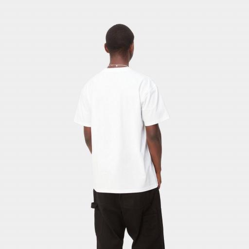 CARHARTT WIP Camiseta Hombre S/S American Script White Blanco [1]