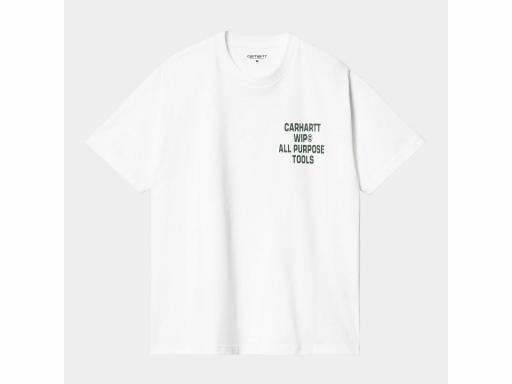 CARHARTT WIP Camiseta Hombre S/S Cross Screw T-Shirt White Blanco [3]