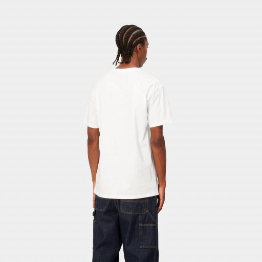 CARHARTT WIP Camiseta S/S Chase White Gold [1]