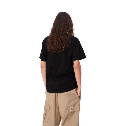 CARHARTT WIP Camiseta S/S Gold Standard T-Shirt Black Negro [2]
