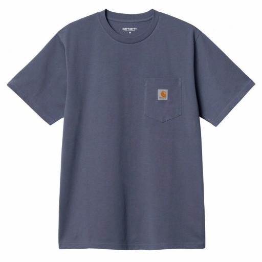 CARHARTT WIP Camiseta S/S Pocket Bluefin Azul [0]