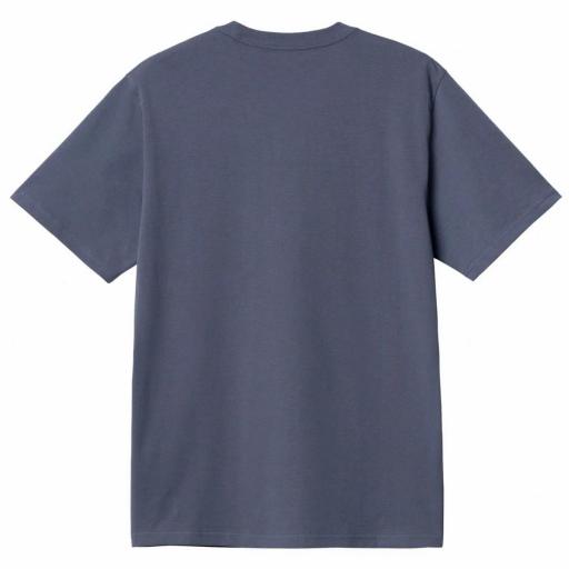 CARHARTT WIP Camiseta S/S Pocket Bluefin Azul [1]