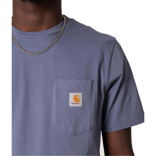 CARHARTT WIP Camiseta S/S Pocket Bluefin Azul [3]