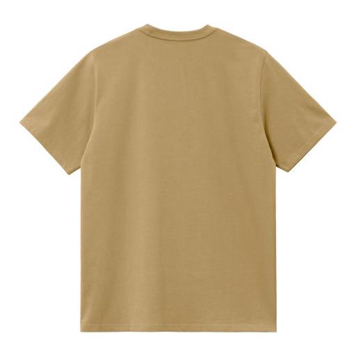 CARHARTT WIP Camiseta S/S Pocket Cotton Agate Beige [0]