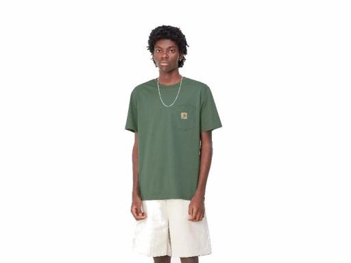 CARHARTT WIP Camiseta S/S Pocket Duck Green