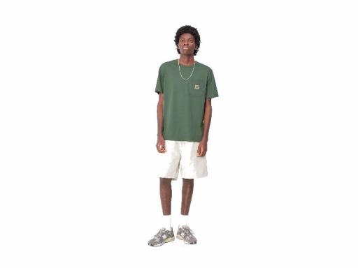 CARHARTT WIP Camiseta S/S Pocket Duck Green [2]