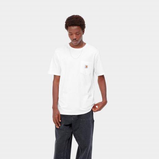 CARHARTT WIP Camiseta S/S Pocket White Blanco [1]