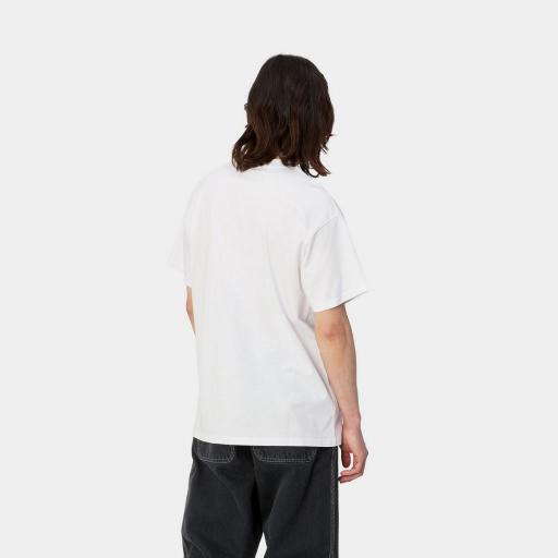 CARHARTT WIP Camiseta S/S Script Embroidery Park White Black [0]