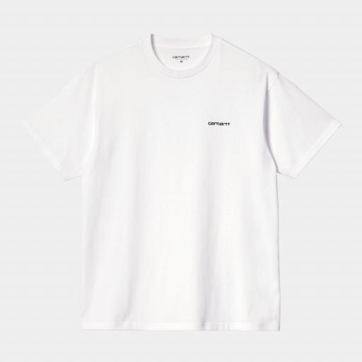 CARHARTT WIP Camiseta S/S Script Embroidery Park White Black [3]
