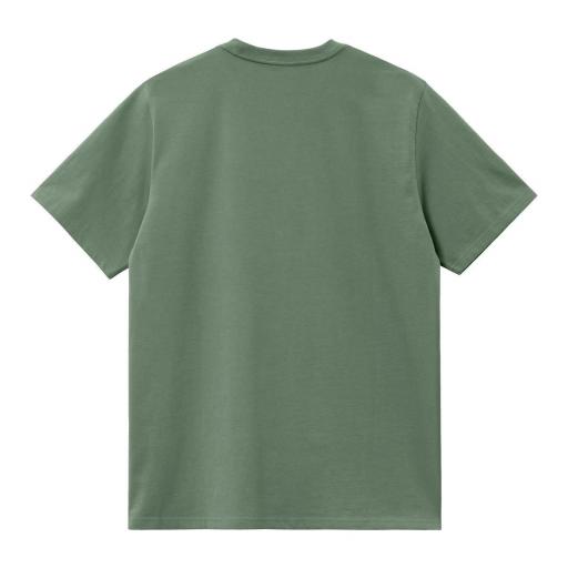 CARHARTT WIP Camiseta S/S Script Embroidery Park White Verde [0]