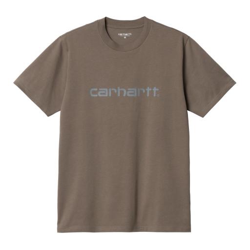 CARHARTT WIP Camiseta S/S Script T-Shirt Barista Mirror Marrón [2]