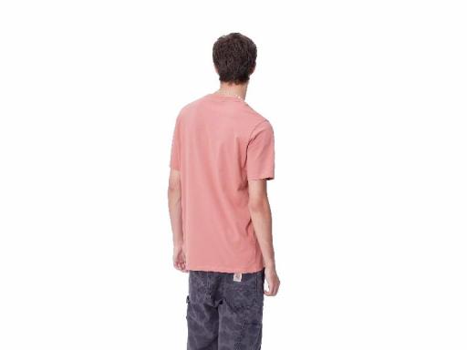 CARHARTT WIP Camiseta S/S Script T-Shirt Dusty Rose Sycamore Tree Rosa [3]