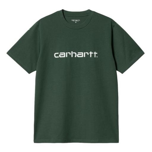 CARHARTT WIP Camiseta S/S Script T-Shirt Treehouse [1]