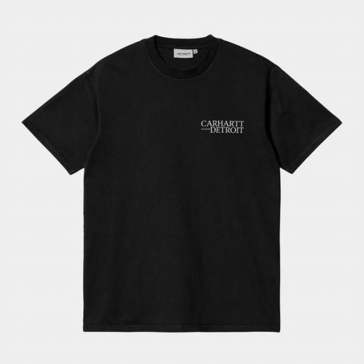 CARHARTT WIP Camiseta S/S Undisputed T-Shirt Black White Garmen [2]