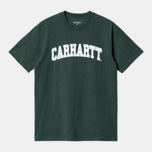 CARHARTT WIP Camiseta S/S University Juniper White [3]