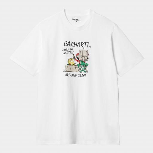 CARHARTT WIP Camiseta S/S Art Supply T-Shirt White Blanco [3]