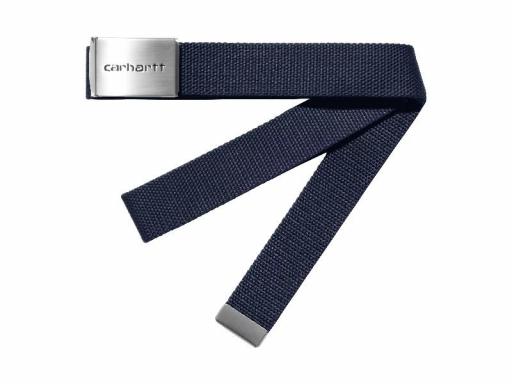 CARHARTT WIP Cinturón Clip Belt Chrome Air Force Blue