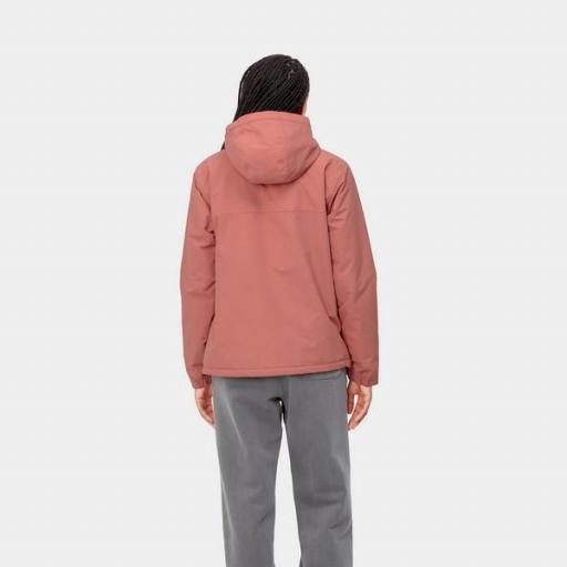 CARHARTT WIP Cortavientos Mujer W Nimbus Pullover Misty Blush [1]