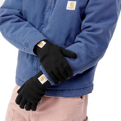 CARHARTT WIP Guantes Hombre Watch Gloves Black Negro