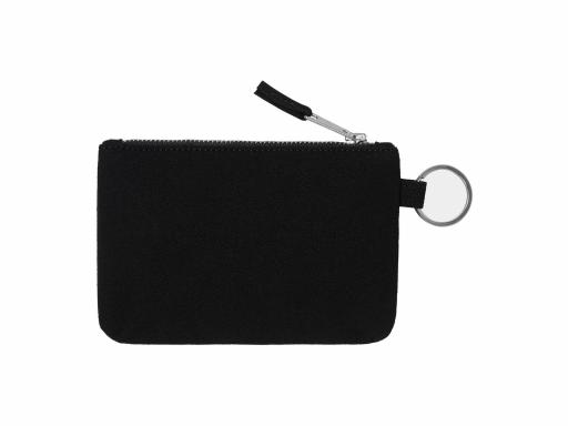 CARHARTT WIP Monedero de piel Suede Zip Wallet Black Negro [1]