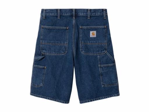 CARHARTT WIP Pantalón corto Hombre Single Knee Short Blue Stone Washed