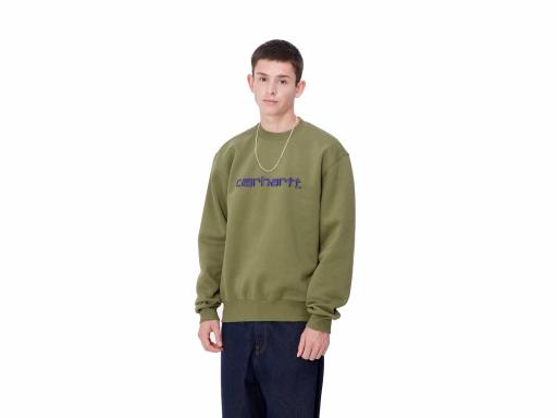 CARHARTT WIP Sudadera Carhartt Sweat Squid Capulet Aura Verde [1]