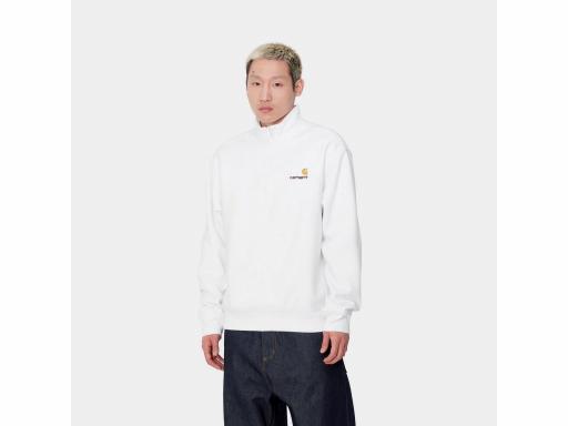 CARHARTT WIP Sudadera Half Zip American Script White Blanco