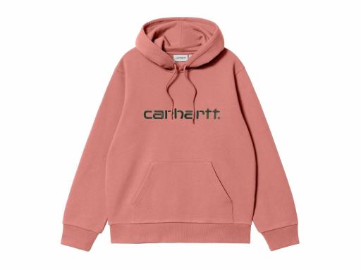 CARHARTT WIP Sudadera Hombre Hooded Carhartt Sweatshirt Dusty Rose Sycamore Tree Rosa