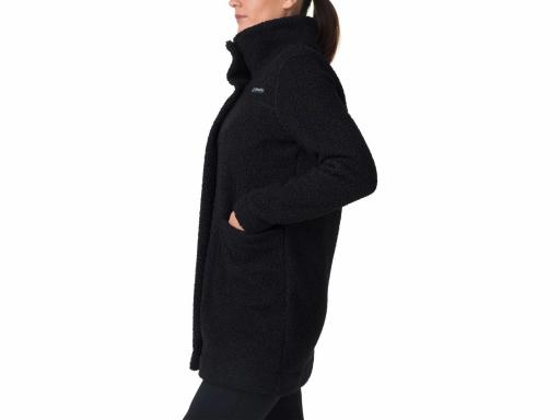 COLUMBIA Abrigo Forro Polar Mujer Panorama Long Jacket Black Negro [2]