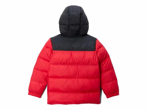 COLUMBIA Abrigo Plumífero Niño M Puffect II Hooded Jacket Mountain Red Black Rojo [0]