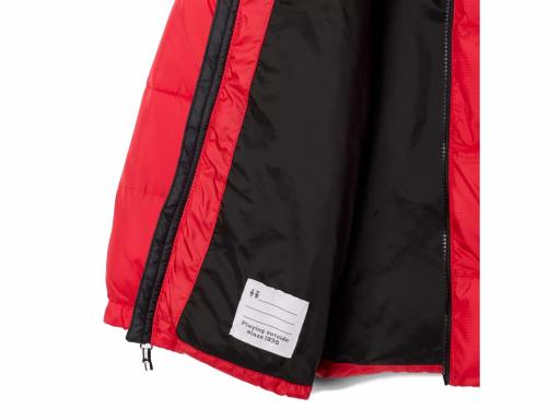 COLUMBIA Abrigo Plumífero Niño M Puffect II Hooded Jacket Mountain Red Black Rojo [2]