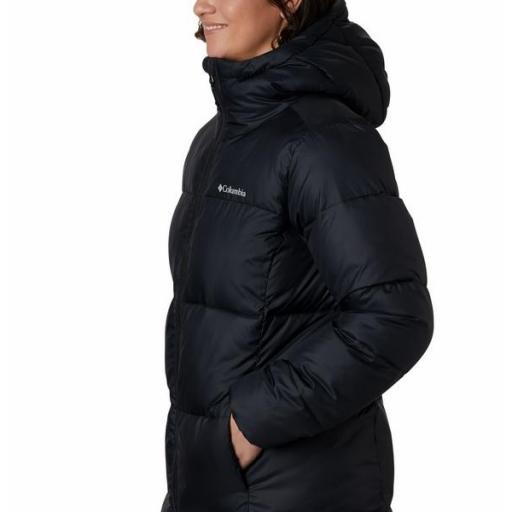 COLUMBIA Abrigo plumifero mujer Puffed Mid Hooded Jacket Black [2]