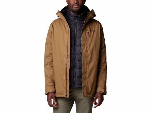 COLUMBIA Chaqueta Hombre 3-en-1 Hombre Oak Harbor Interchange Jacket Delta Marrón