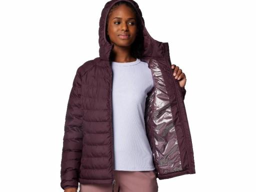 COLUMBIA Chaqueta Mujer Powder Lite II Jacket Moonvista Granate [3]