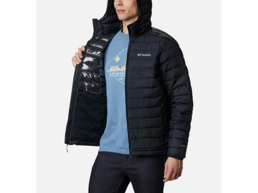 COLUMBIA Abrigo Powder Lite Hooded Jacket Black [3]