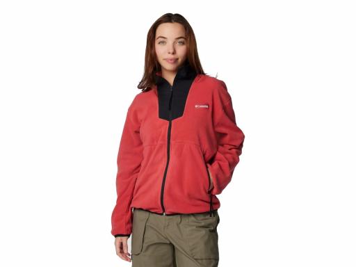 COLUMBIA Forro Polar Mujer Sequoia Grove Full Zip Fleece Daredevil Black Rojo