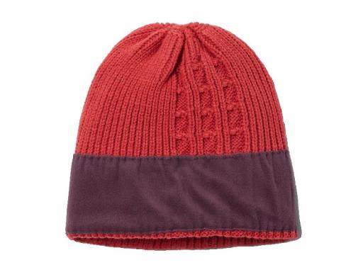 COLUMBIA Gorro de Lana Mujer Agate Pass Cable Knit Beanie Daredevil Rojo [1]