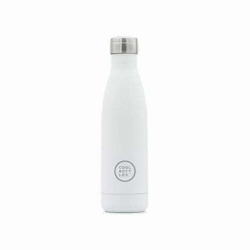 COOL BOTTLES Botella térmica 500 ml. Mono White