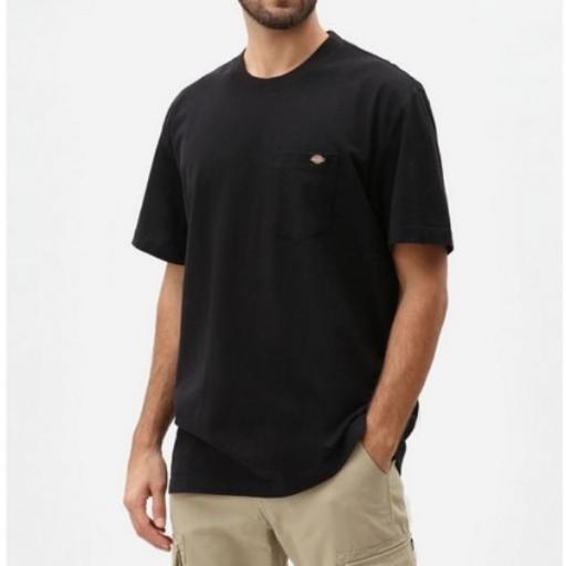 DICKIES Camiseta Porterdale Mens Short-Sleeved T-Shirt Black [0]