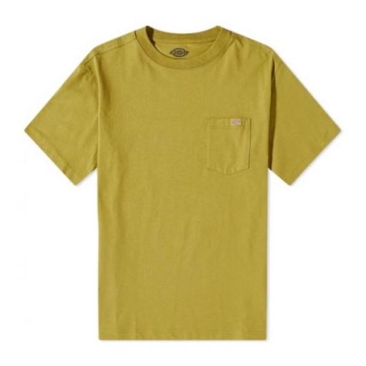 DICKIES Camiseta Porterdale Mens Short-Sleeved T-Shirt Green Moss [2]