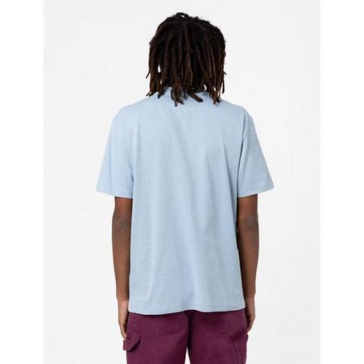DICKIES Camiseta Porterdale Mens Short-Sleeved T-Shirt Ashley Blue [1]