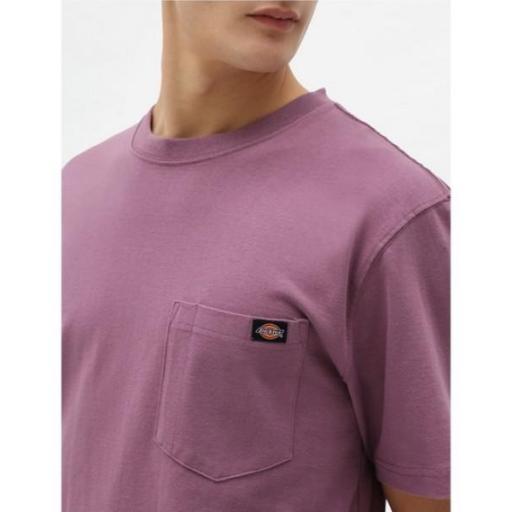 DICKIES Camiseta Porterdale Mens Short-Sleeved T-Shirt Purple Gumdrop [2]