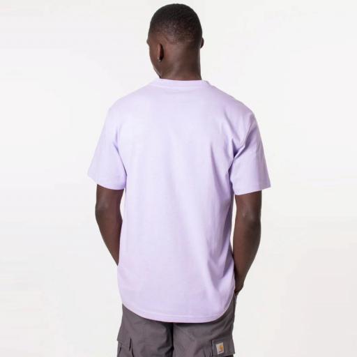 DICKIES Camiseta Porterdale Mens Short-Sleeved T-Shirt Purple Rose [2]