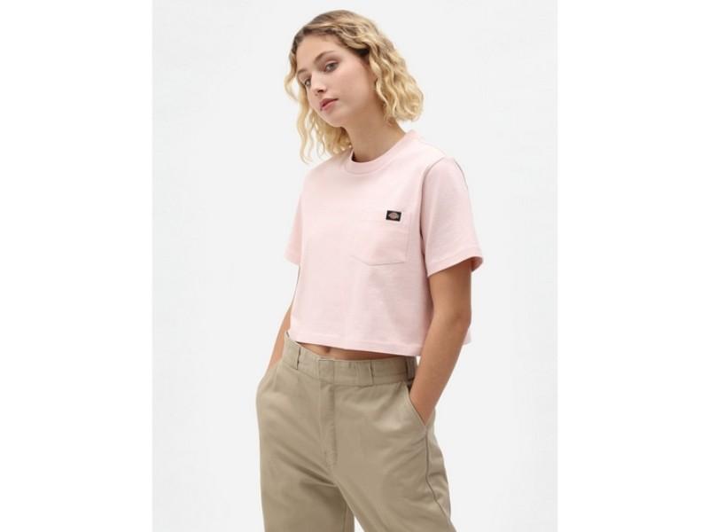 DICKIES Camiseta SS Porterdale Crop W Light Pink