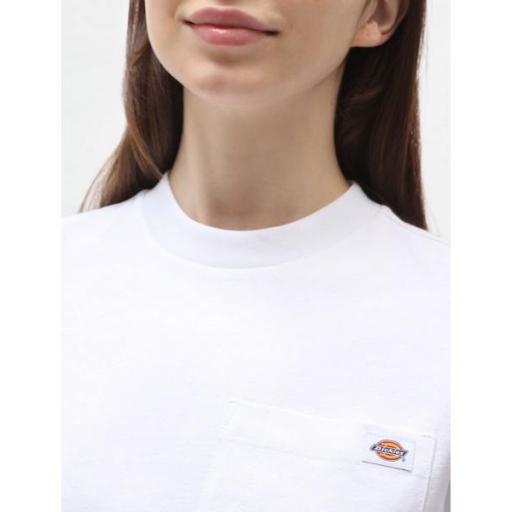 DICKIES Camiseta SS Porterdale Crop W White [2]